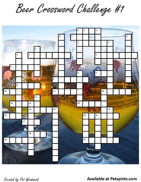 All comments go through a moderation process, and should be approved in a timely manner. . Craft brew initials crossword